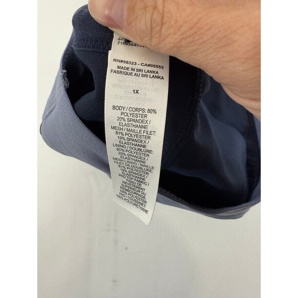 Nike Sports Bra Size 1X Navy Blue NWOT - Picture 3 of 3